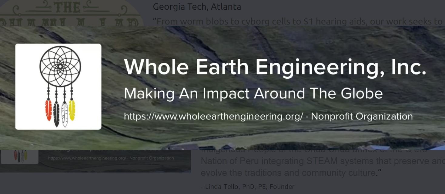 Whole Earth Engineering inc, organization.